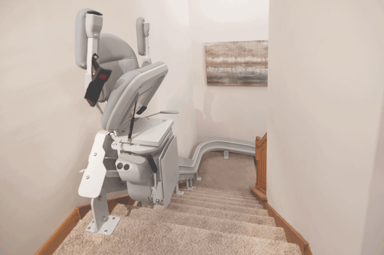 curved stair lift in Tinley Park, IL