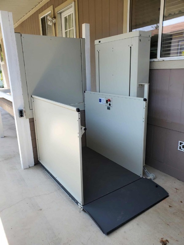 Bruno wheelchair lift installed in San Jose CA by Lifeway mobility