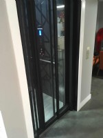 Home Elevator with glass sliding door in Los Angeles California