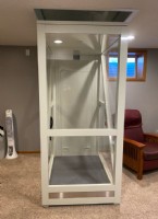 Savaria Telecab elevator installed in Coon Rapids Minnesota by Lifeway Mobility
