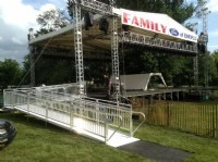 commericial rental wheelchair ramp for concert