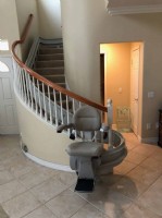 curved stairlift in San Jose CA by Lifeway Mobility