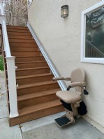 outdoor stairlift installed by Lifeway Mobility Los Angeles