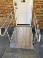portable aluminum wheelchair ramp Lake Forest Illinois installed by Lifeway Mobility