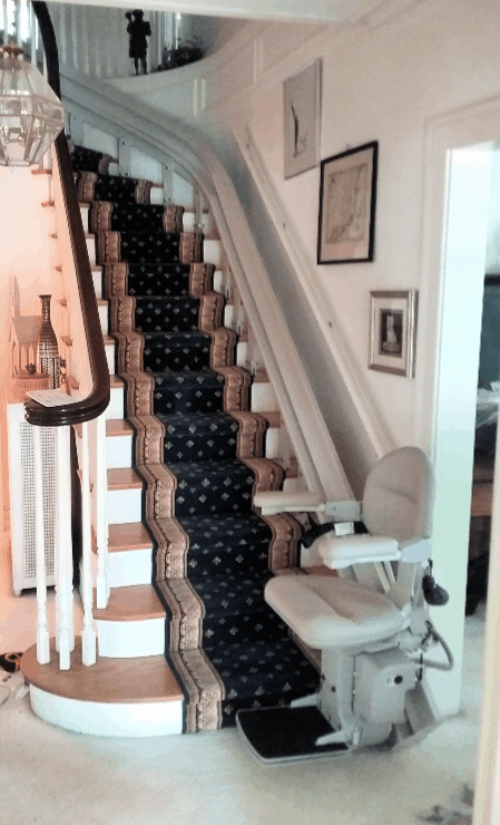 Curved stair lift kenilworth illinois