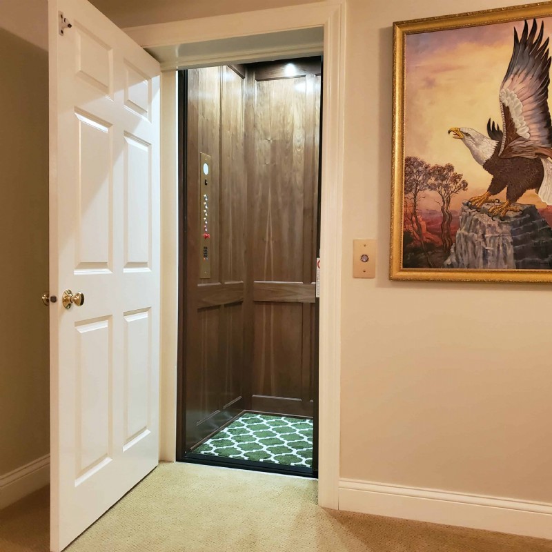 home elevator installed in Woodridge by Lifeway Mobility Chicago