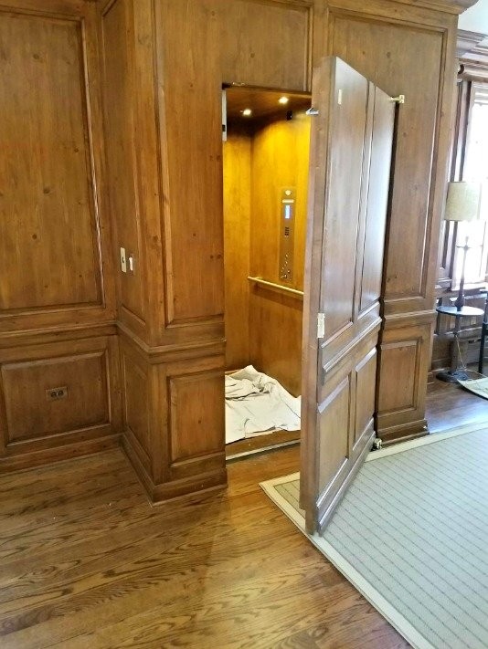 home elevator installed in lake forest