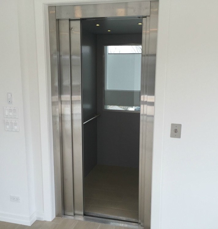 home elevator with sliding doors illinois