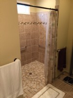 Walk-in shower-installation-in-home-in-Naperville-IL-by-Lifeway-Chicagoland