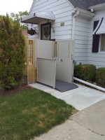 Bruno porch lift for front door access Waukegan IL