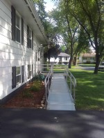 wheelchair ramp installation for home access in Wheeling Illinois